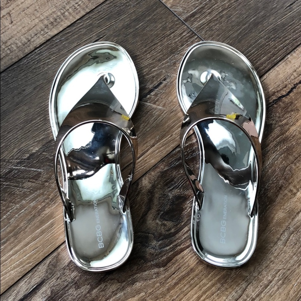 Matte bronze sandals NWT